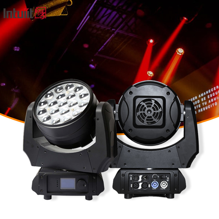 چراغ های LED حرکت در سر شستشو زوم 19X10W RGBW 4 در 1 LED زوم شستشو حرکت در سر dj چراغ صحنه دیسکو