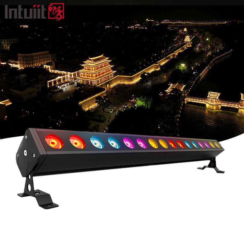 خانه آلومینیومی با کیفیت بالا در فضای باز ضد آب IP65 16x5w LED دیوار شوینده خطی نور