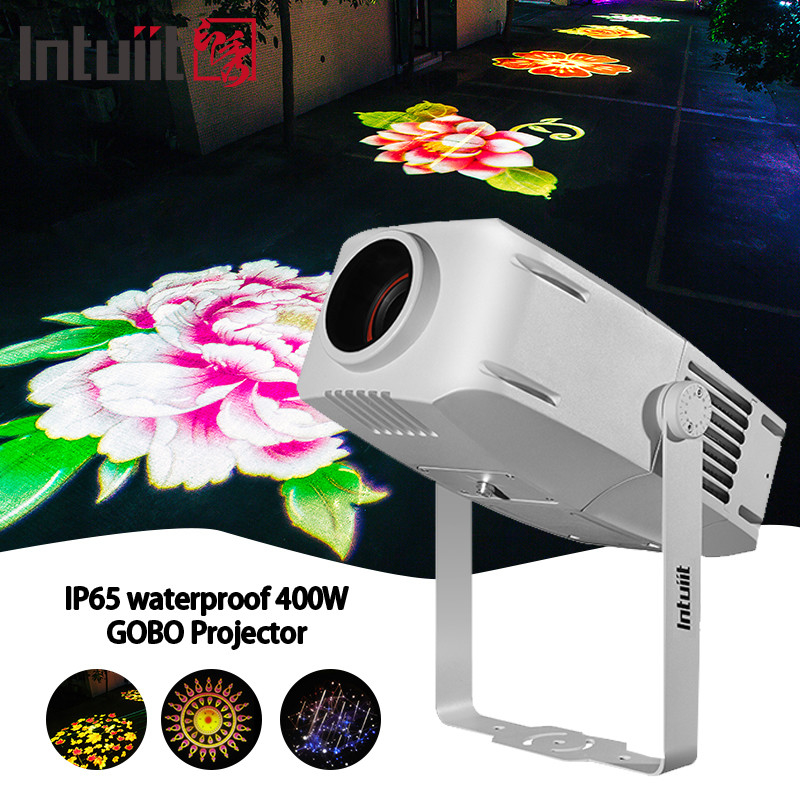 پروژکتور لوگو سفارشی گوبو برای فروشگاه و کسب و کار در فضای باز و داخلی تصویر چراغ های LED IP65 ضد آب