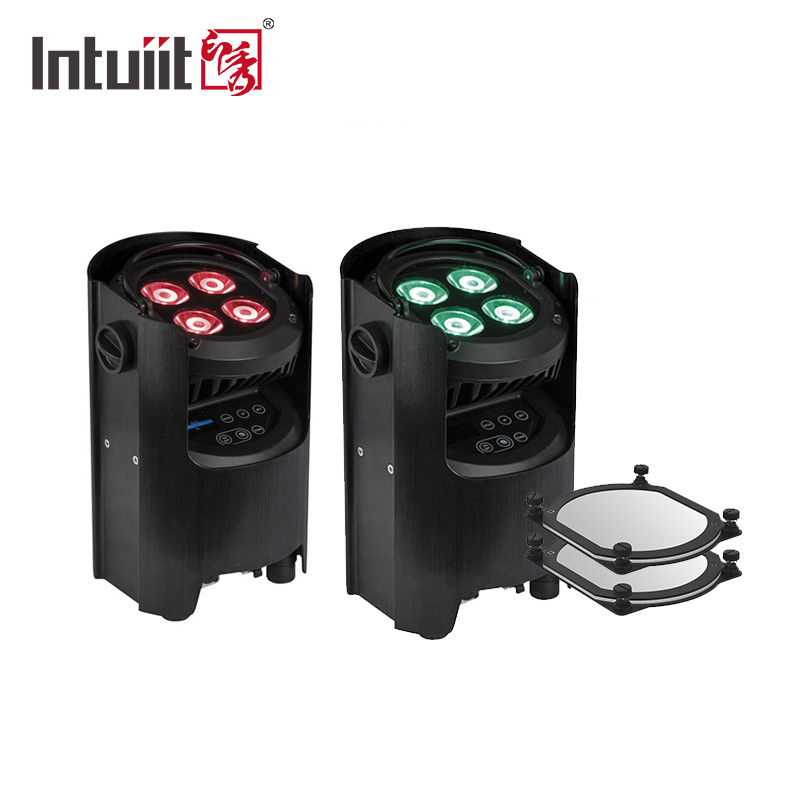 4x12W 4 در 1 RGBW Dj عروسی باتری روشن LED WIFI بی سیم Dmx دیسکو