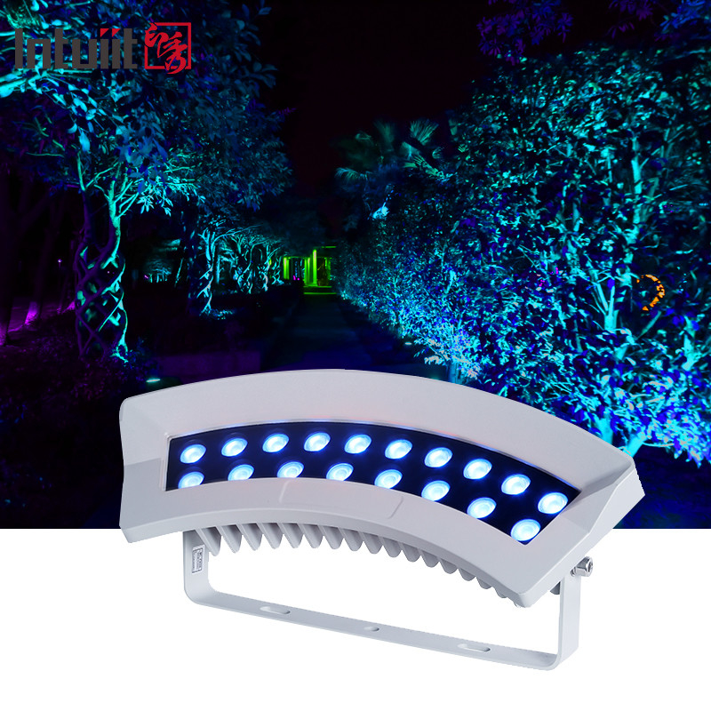 DMX512 36W rgbw رنگارنگ LED چراغ درخت آغوش IP65 ضد آب چراغ درخت نور نقطه در فضای باز باغ چراغ چشم انداز