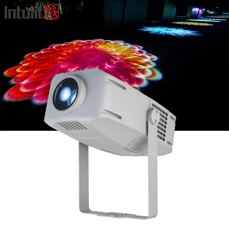 پروژکتور بیرونی گوبو 400 وات پروژکتور تبلیغاتی چرخش LED ضد آب IP65 لوگو Gobo Projector Light