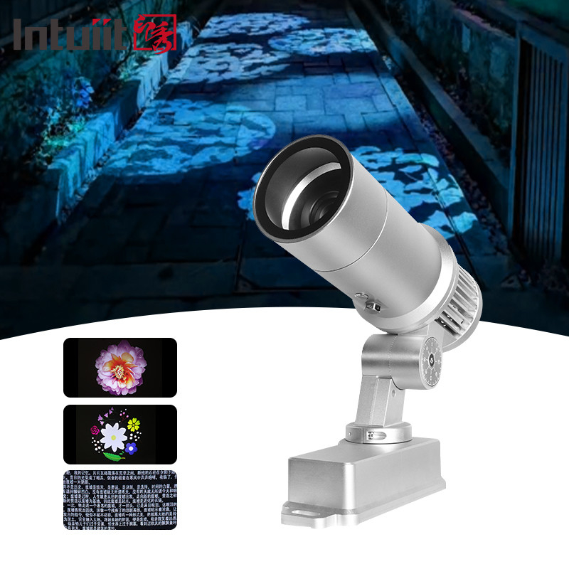 60W LED سفارشی رنگ HD تغییر داخلی و خارجی ip65 ضد آب چرخش تبلیغات تصویر پروژکتور لامپ گوبو لوگو پروژکتور