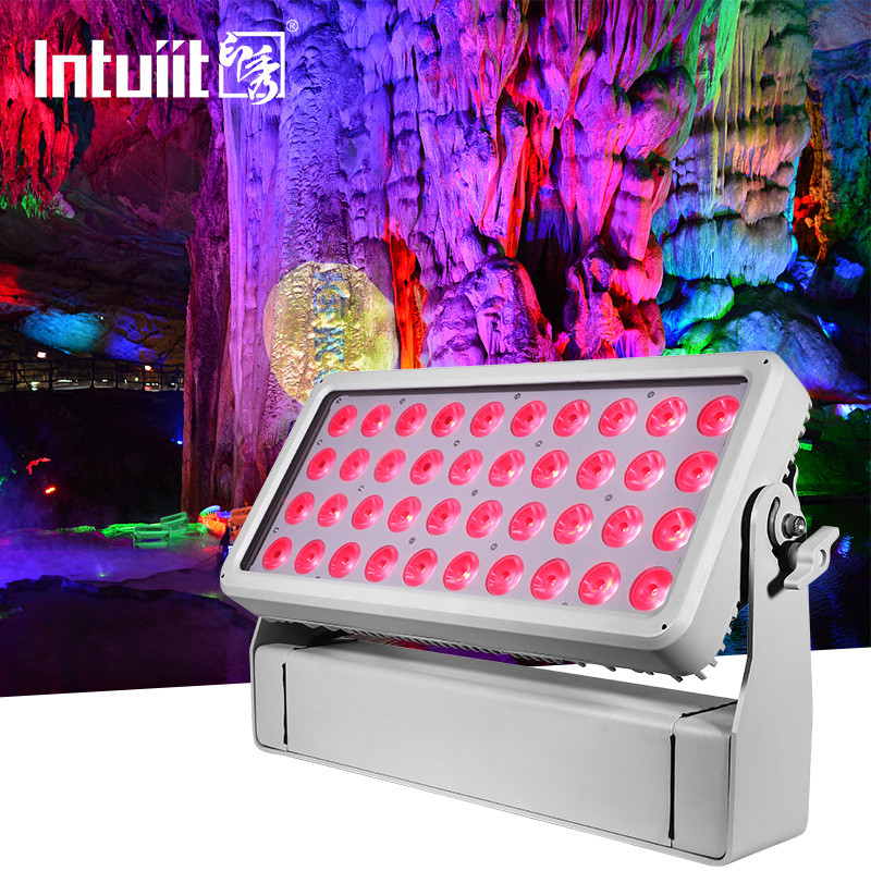 رنگ شهر 400W در فضای باز شستشو نور سیلاب چراغ های صحنه چراغ های شستشو نور LED RGBW