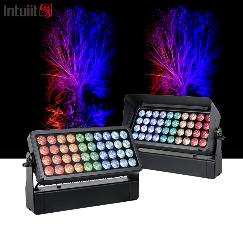 LED City Color 40X10W RGBW 4in1 ضد آب LED Wall Wash Light در فضای باز ساختمان های معماری سیلاب City Color Light