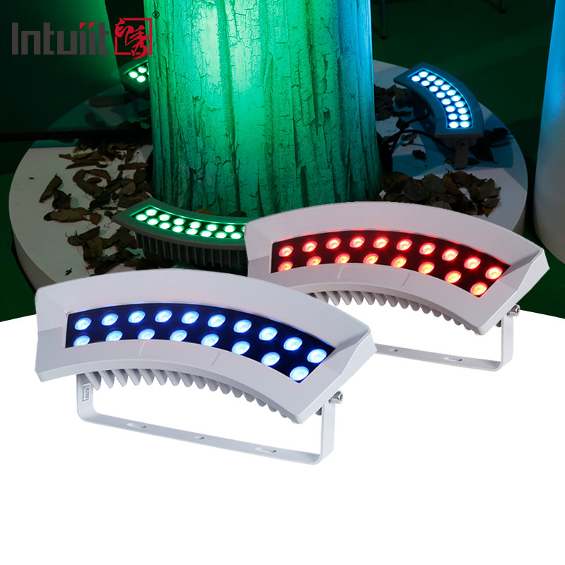 چراغ LED جدید DMX چراغ چوبی آلومینیوم 36W IP65 چراغ های درخت باغ های بیرونی