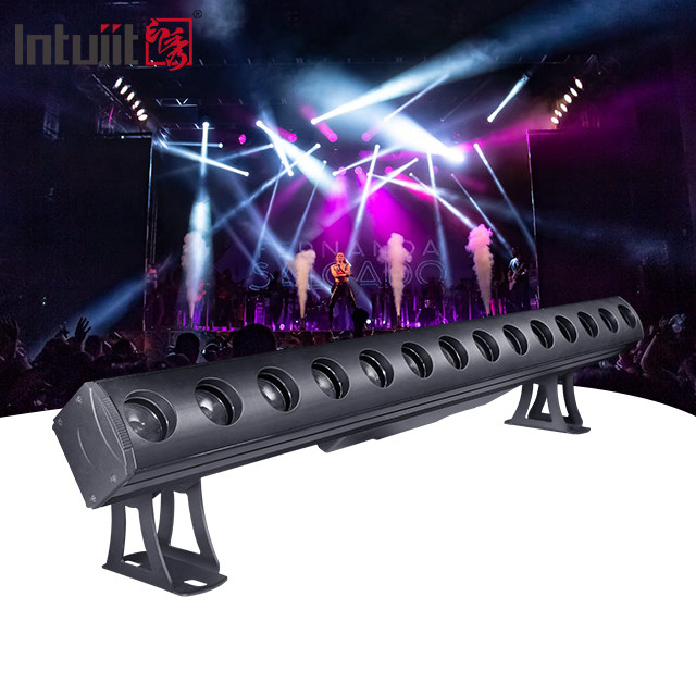 لامپ بیرونی 14x15W چراغ های شستشوی دیواری IP65 Dmx کنترل Rgbw LED اثر شستشوی دیواری نور صحنه برای بار دیسکو