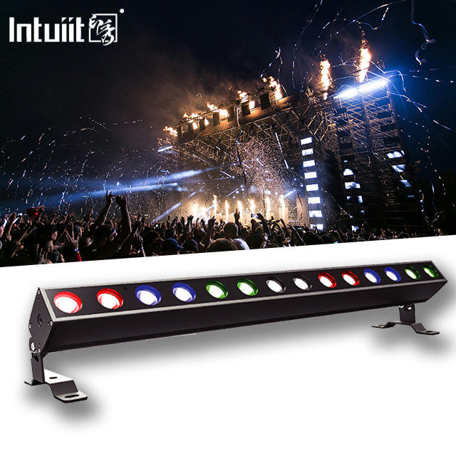 DMX512 14 * 10w RGBW 4in1 پیکسل LED دیوارشوی بار IP65 ضد آب Dj عروسی شهر رویدادهای صحنه در فضای باز چراغ LED شستشوی