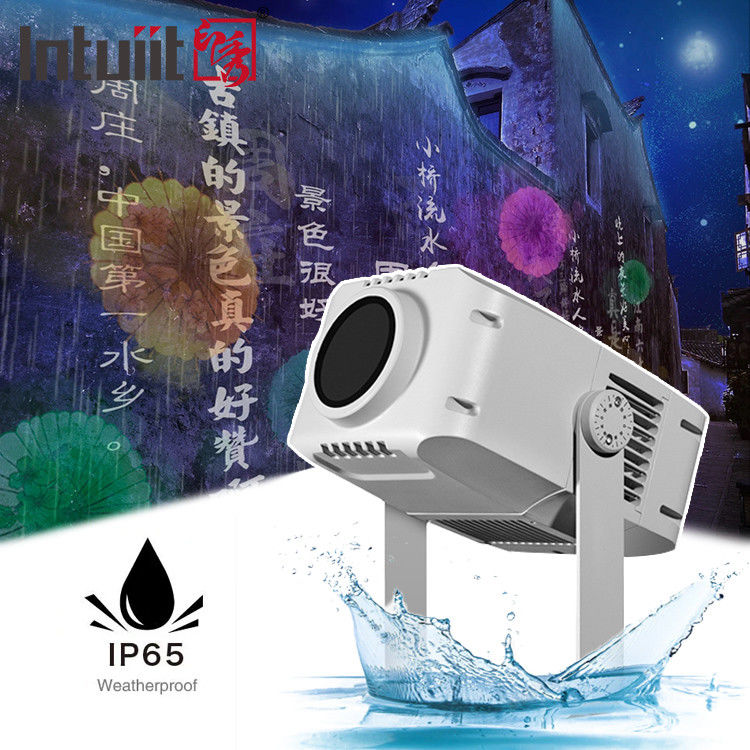 پروژکتور بیرونی ضد آب 100 وات نور IP65 پروژکتور Gobo با اثر پرتو LED DMX DMX512 حالت کنترل
