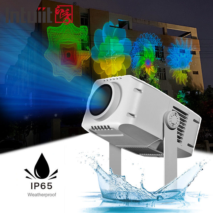 100W LED چرخش آگهی علامت روشنایی در خارج از خانه IP65 ضد آب الگوی سفارشی گوبو پروژکتور