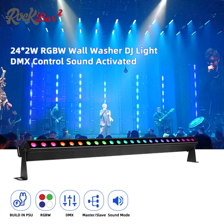 میله وال واشر LED 24*2W RGBW 4in1