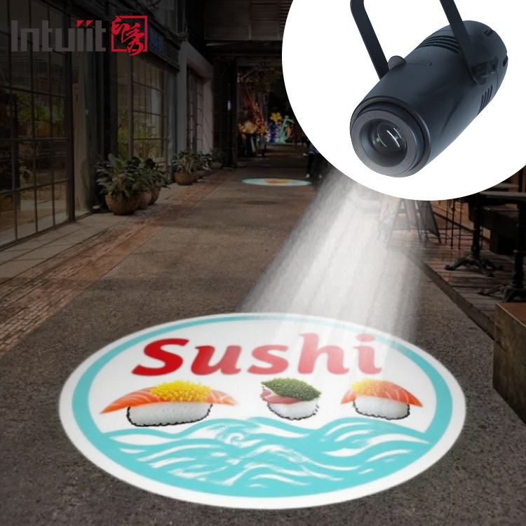پروژکتور گوبو 40 وات LED سفارشی تصویر ثابت یا پویا برای تبلیغات