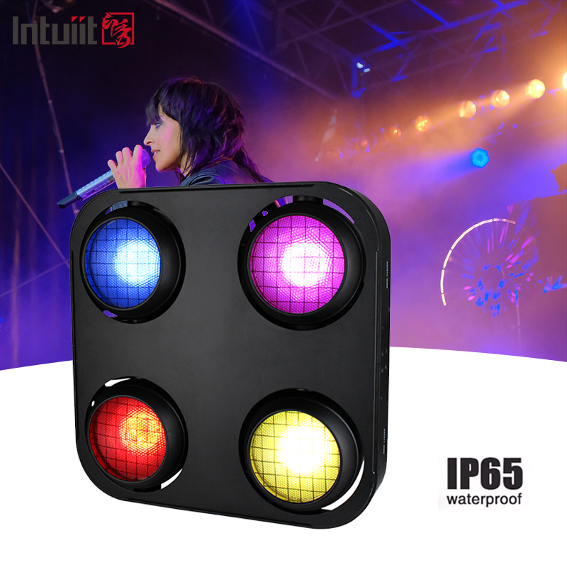 4X90W 4 چشم LED Cob Blinder Light Amber Warm White 2In1 Ip65 ضد آب LED روشنایی صحنه