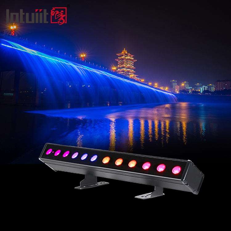12*2W 4-in-1 IP65 LED Wash Bar باتری RGBW پروژکتور های روشن اثر پرتو