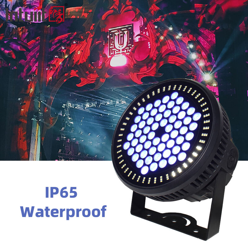 60x12 LED Flood PAR Light, RGBW 4in1 Waterproof Led Stage Light for live show bridge