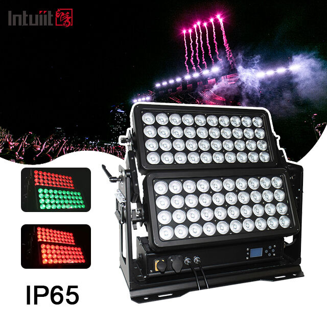 LED 800W روشنایی صحنه در فضای باز دو لایه روشنایی رنگی شهر دیوار شویی LED چراغ فلد برای بار DJ دکوراسیون ساختمان IP65 DMX