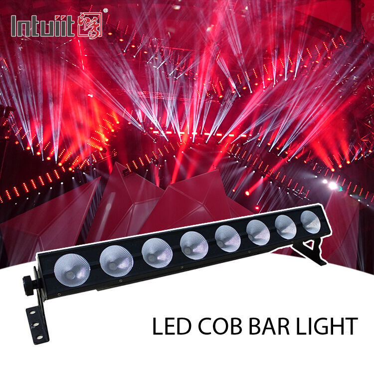 چراغ خطی LED 8x15 وات RGB COB 3in1 برای نورپردازی دیوار بار، چراغ صحنه COB بار