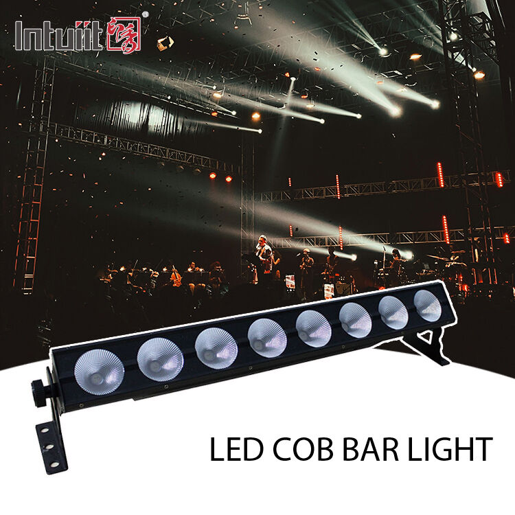 کنترل پیکسل 8x15W RGB 3in1 LED خطی بار DMX512 داخل دیوار شستشوی صحنه شستشوی نور برای جشن عروسی جشن جشن سالن باشگاه