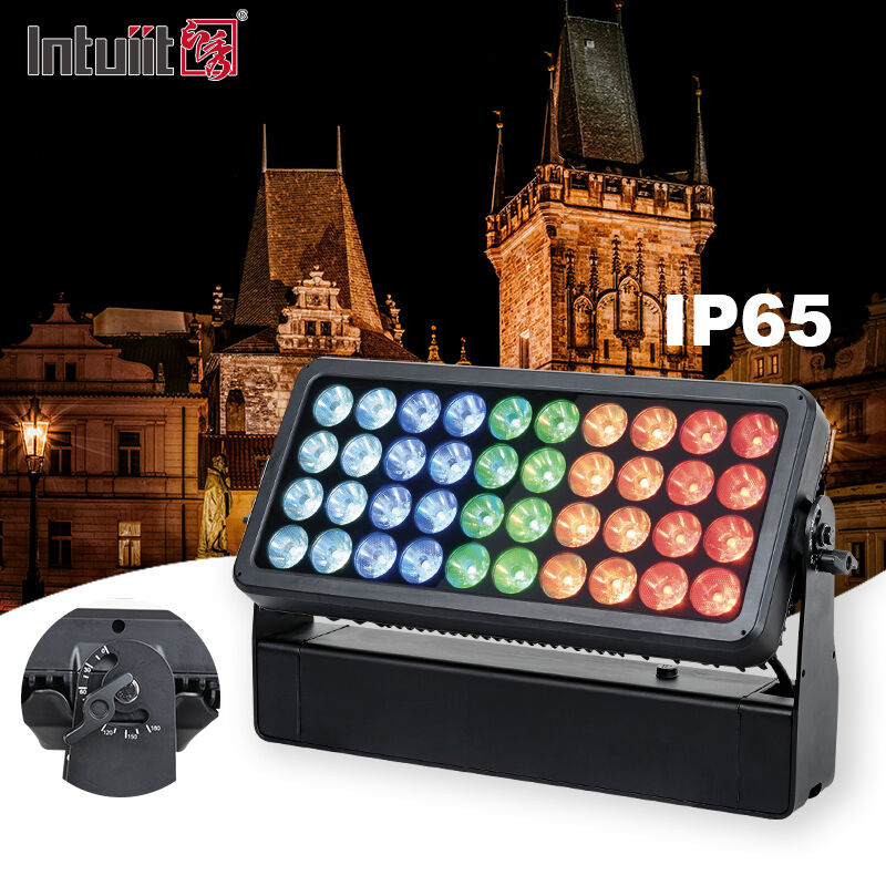 حرفه ای در فضای باز IP65 400W چراغ فلود LED ضد آب RGBW 4in1 معماری روشنایی شستشوی برای ساختمان نمای منظره