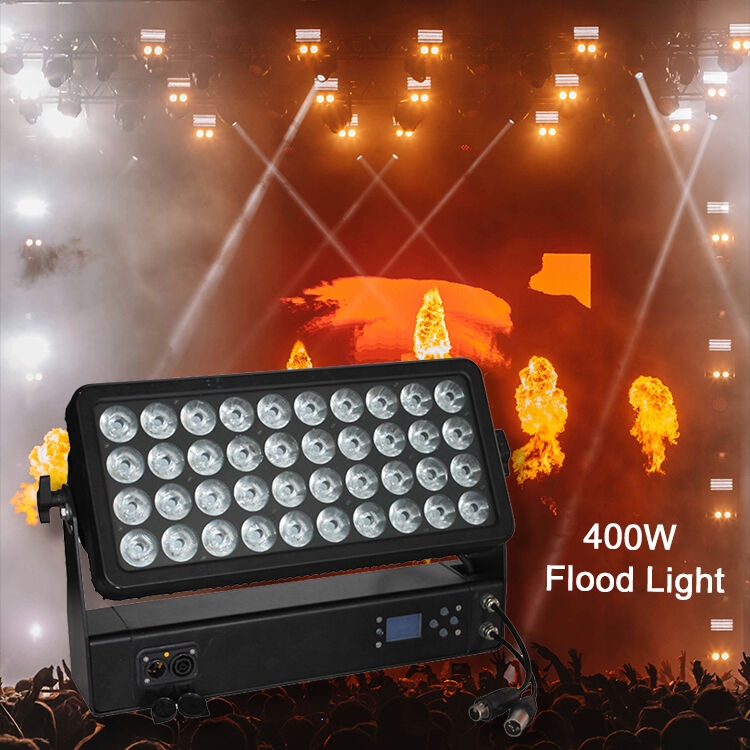 حرفه ای در فضای باز IP65 ضد آب 40x10W 4 در 1 RGBW LED چراغ سیلاب دیوار شوینده برای معماری شهر منظره روشنایی