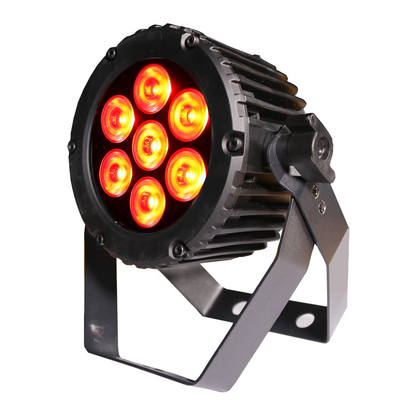 داخلی 7x3 وات 23W RGBW 3 IN 1 Mini LED Flat Par Can Light شستشوی حرفه ای استیج