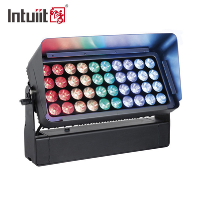چراغ 40X10W DMX RGBW 4 In1 LED وال واشر ضد آب IP65 نورپردازی رنگی ساختمان شهر در فضای باز