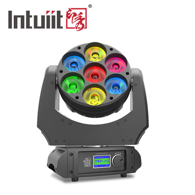 هد متحرک LED شستشوی 7x10 واتی DMX Party Stage Light Rgbw 4 در 1