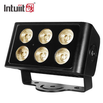 6x5W RGBW LED Stage Flood Lights معماری ضد آب نورپردازی Dmx Control