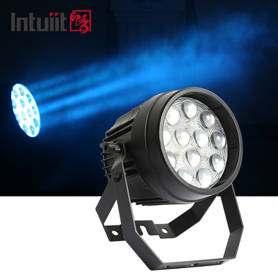 240 ولت Led Zoom داخلی Par 12*10w 4 در 1 RGBW بزرگنمایی گسترده 5-60 درجه چراغ های صحنه جشنواره