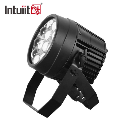 فضای داخلی 12x10w Rgbw LED Par Can Stage Light Ip65 Dj Led Zoom Par Light 5 - 60 درجه