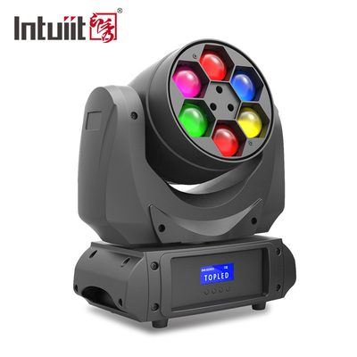 چراغ سر متحرک افکت LED 6x10W 4 در 1 RGBW نوع چشم زنبوری