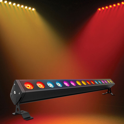 اتوماتیک DMX کنترل LED روشنایی صحنه 1 متر 16 * 5W Rgbw درب دیوار شستشوی روشنایی نوار