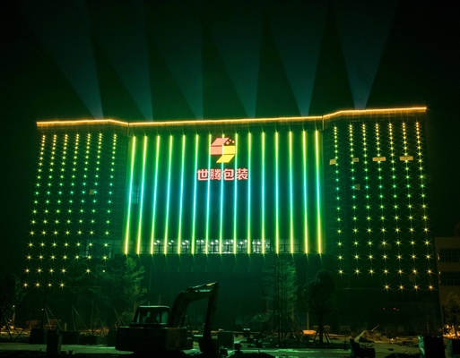 14x10w Rgbw 4 در 1 روشنایی بار شویی Ip65 Led Wall Washer در فضای باز DMX تغییر رنگ