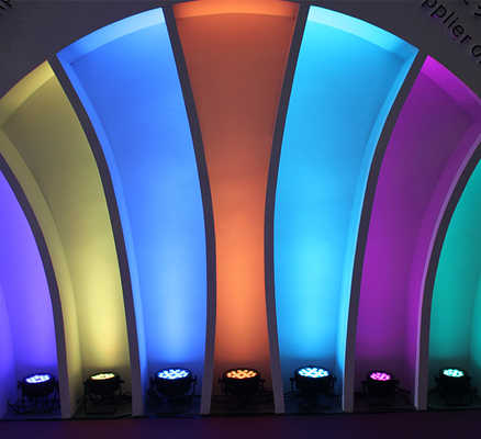 ميني ضد آب 4pcs Rgb 3In1 Led Par Light برای مهمانی های دسکو کلوپ