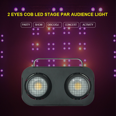 2 چشم 2*90W Dmx512 کنترل Splicing Cob مخاطبان اثر کور شدن نور صحنه