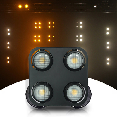 چراغ کوره LED 4x90W LED COB روشنایی صحنه Amber And Warm White LED کوره های تماشاگر LED Light In DJ Music Bar