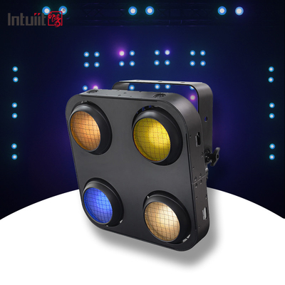 نورپردازی صحنه کارخانه Cob Par Lights حرفه ای 4x90W مخاطبان متریکس COB LED Blinder Face Light