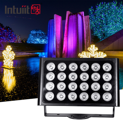 طراحی جدید در فضای باز معماری چشم انداز چراغ های LED زاویه شعاع باریک IP65 160W RGBW DMX512 چراغ های فلد LED