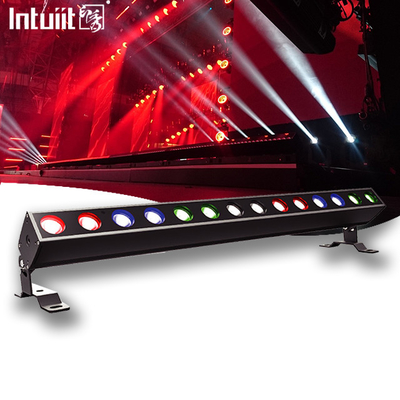 صحنه Led DMX Light Bar 14x10W RGBW 4IN1 LED Wall Wash Light Strobe Bar Washer Bar برای جشن های کلیسا