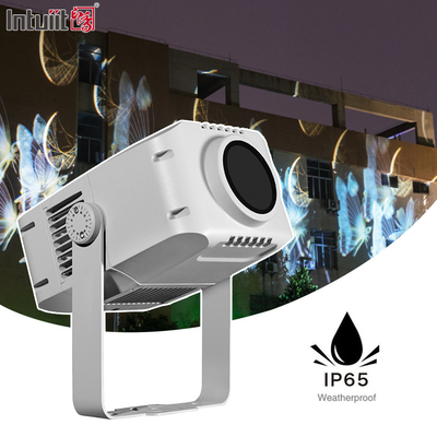 100 وات IP65 لامپ پروژکتور لوگو گوبو نور بیرونی 7 + 1 چرخش گوبو نور تبلیغاتی حرفه ای