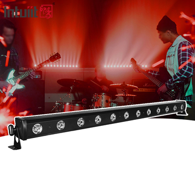 12x2W RGBW LED روشنایی صحنه 4in1 صدا فعال کنترل شده دی جی نور بار کلیسا نورپردازی عروسی LED دیوار واشر