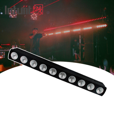 10x9W RGB DMX 3in1 چراغ LED دیوار شستشوی خطی بار روشنایی مرحله شستشوی