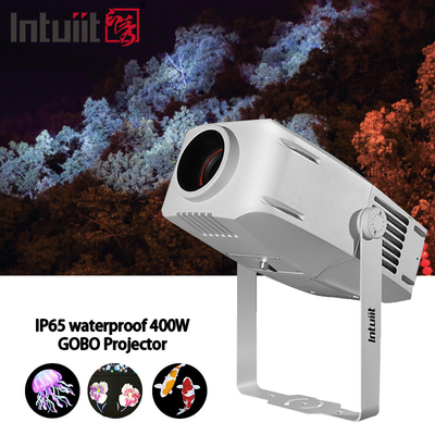لوگو سفارشی چراغ های نمای بیرونی IP65 ضد آب 200W LED RGBW چرخش گوبو پروژکتور گوبو نور
