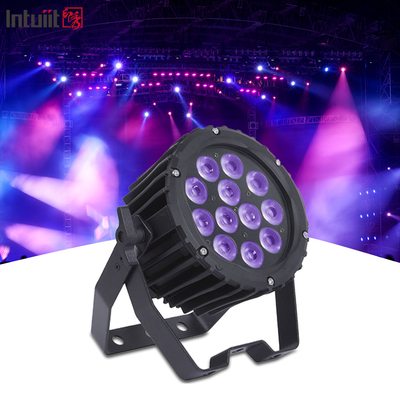 روشنایی بالا 12x3W 3In1 Rgb Led Par Light 12 Led Par می تواند چراغ های صحنه ای بار Dj عروسی