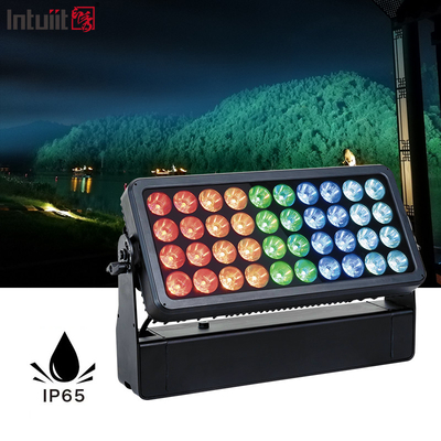 40x10W RGBW ضد آب دیوار شستشوی ساختمان نور LED سیلاب نور IP65 شهر رنگ روشنایی صحنه برای کلیسا