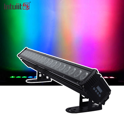 18x8W LED دیوار شستشوی نور 18pcs 4 در 1 ضد آب DMX کنترل دیوار شستشوی نور برای دی جی دیسکو بار