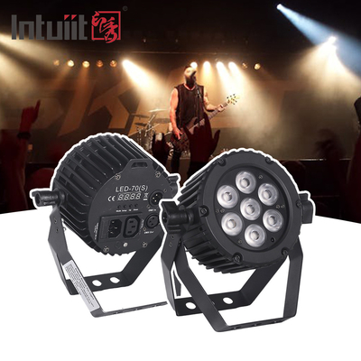 7 ليد 22 وات LED Par Stage RGB روشنایی دیسکو Dmx512 روشنایی صحنه برای مهمانی DJ رویداد