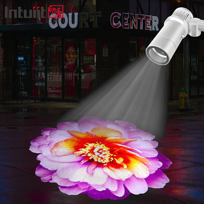 60W IP65 LED گوبو لوگو پروژکتور آبپاش در فضای باز ساختمان های تبلیغاتی چراغ با بدن آلومینیوم