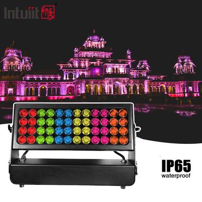 IP65 ضد آب رنگ شهر rgbw دیوار شوینده ساختمان نور 1500w RGBW 4in1 LED در فضای باز شهر رنگ نور