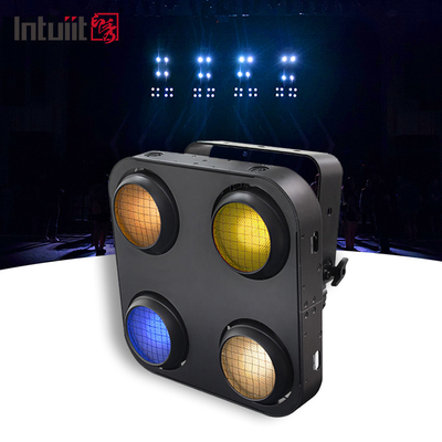 Ip65 4x90w Amber+Warm white RGB Led Cob Audience Blinder Light Outdoor Waterproof 4 چشم ها